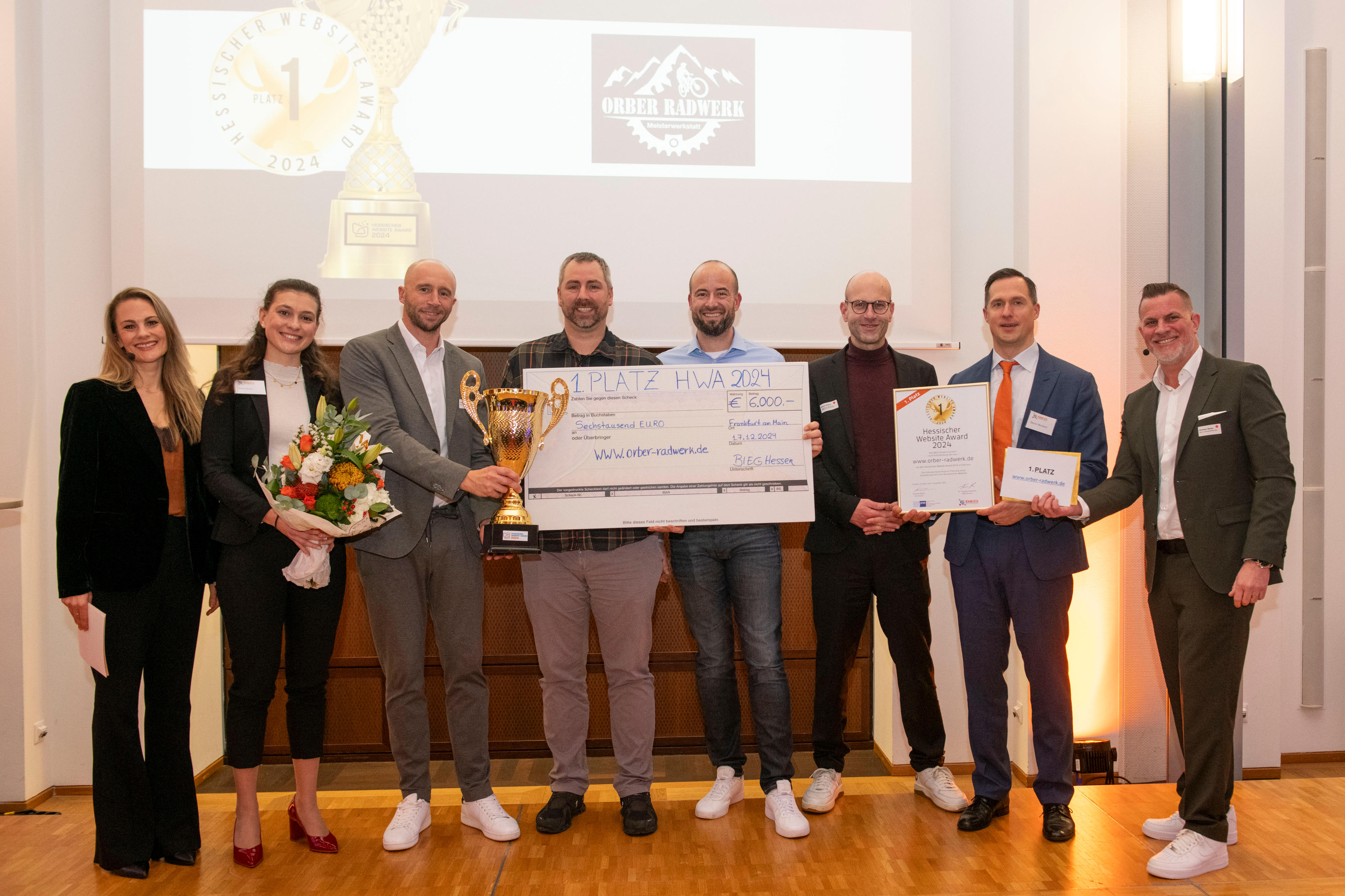 BIEG Preisverleihung Hessischer Website Award 2024, IHK FFM, 17.12.2024